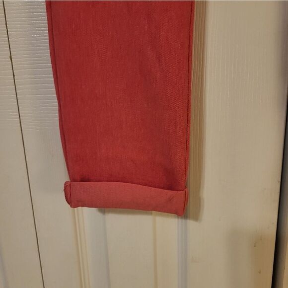 NWOT Time and Tru pink cuffed leggings - Picture 2 of 5